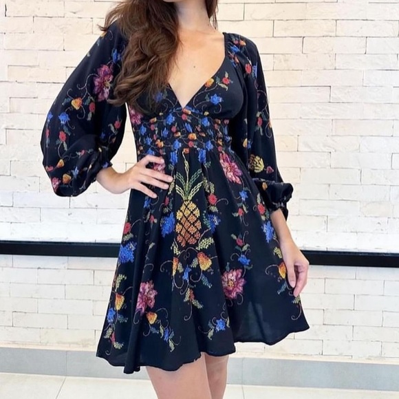 FARM Rio Fruits Short Dress Size S - Picture 3 of 12